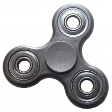 Спиннер Fidget Spinner Черный пластик