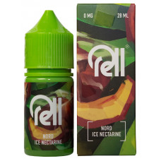 Жидкость Rell Green 28 мл Nord Ice Nectarine 0 мг/мл Без Никотина МАРКИРОВКА