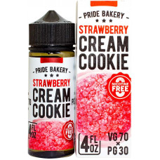 Жидкость Cream Cookie 120 мл Strawberry 0 мг/мл