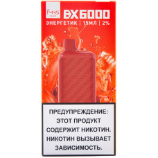 Вейп IMNS Bar BX 6000 тяг Энергетик 550 mAh Перезаряжаемый Одноразовый