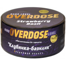 Табак Overdose 25 гр Strawberry Basil Клубника Базилик