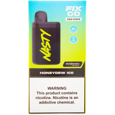 Вейп Nasty Fix Go 3000 тяг Honeydew Ice 2% 500 mAh Одноразовый