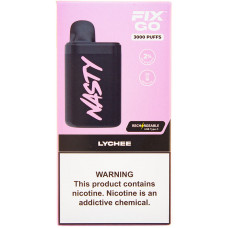 Вейп Nasty Fix Go 3000 тяг Lychee 2% 500 mAh Одноразовый