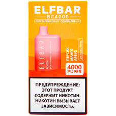 Вейп Elf Bar BC4000 Персик Манго Арбуз 20 мг 650 mAh Одноразовый