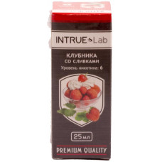 Жидкость INTRUE Lab 25 мл Клубника со сливками 6 мг/мл VG/PG 50/50