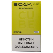 Вейп SOAK CUBE White 7000 Quince Cardamon Айва Кардамон Одноразовый