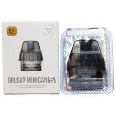 Brusko Minican 5 Pod 3 мл 0.6 Ом Картридж 1 шт Черный
