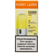 Вейп Funky Lands Vi10000 Peach Colada Персиковая Колада Одноразовый